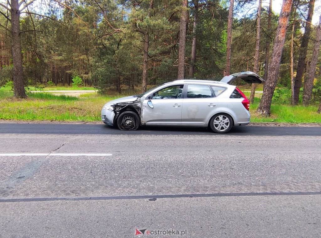 Wypadek na DK-53 między Kadzidłem i Myszyńcem. Są utrudnienia w ruchu [31.05.2021] - zdjęcie #2 - eOstroleka.pl
