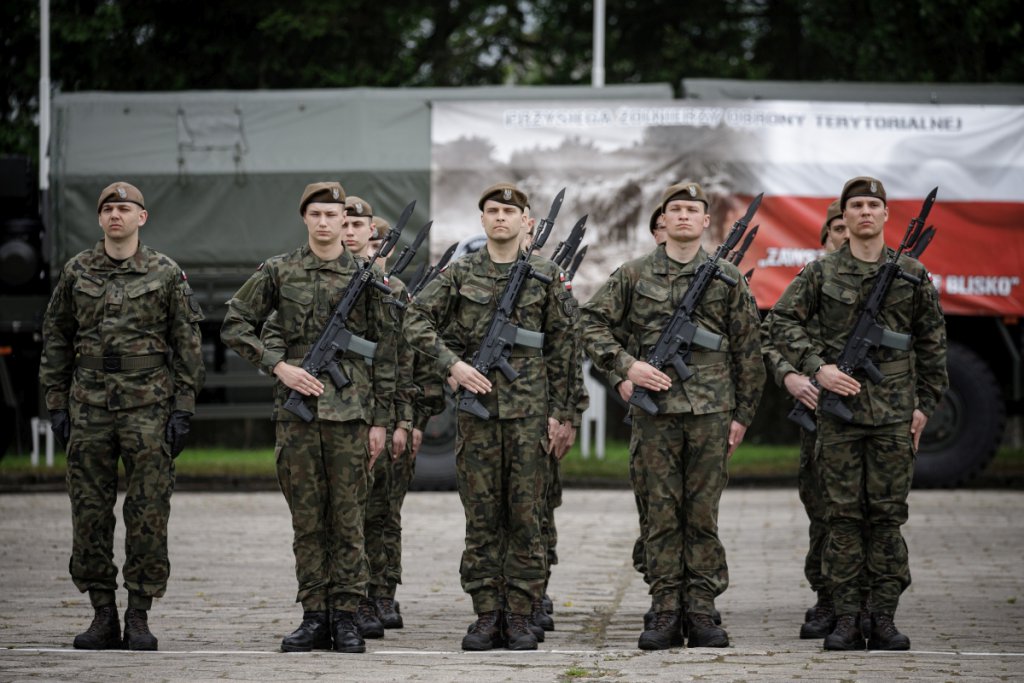 16 świeżo upieczonych terytorialsów już po przysiędze [01.06.2021] - zdjęcie #1 - eOstroleka.pl