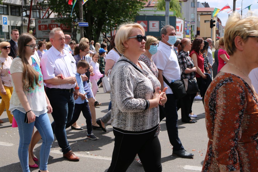 Boże Ciało 2021 parafii pw. św. Antoniego Padewskiego w Ostrołęce [03.06.2021] - zdjęcie #65 - eOstroleka.pl