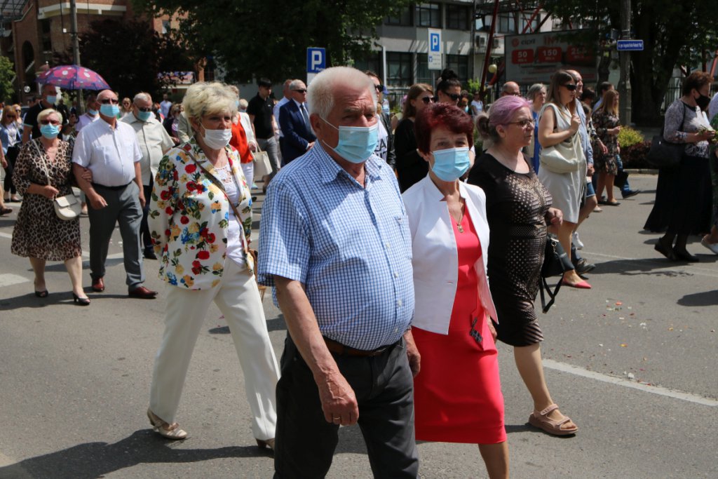 Boże Ciało 2021 parafii pw. św. Antoniego Padewskiego w Ostrołęce [03.06.2021] - zdjęcie #45 - eOstroleka.pl