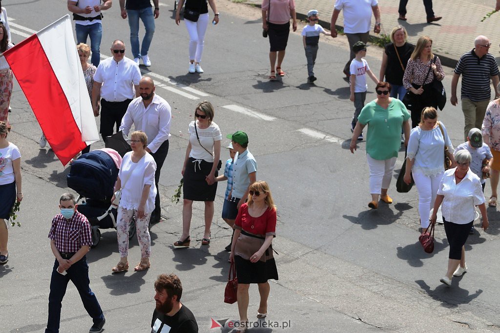 Boże Ciało 2021 w parafii Zbawiciela Świata w Ostrołęce [03.06.2021] - zdjęcie #29 - eOstroleka.pl
