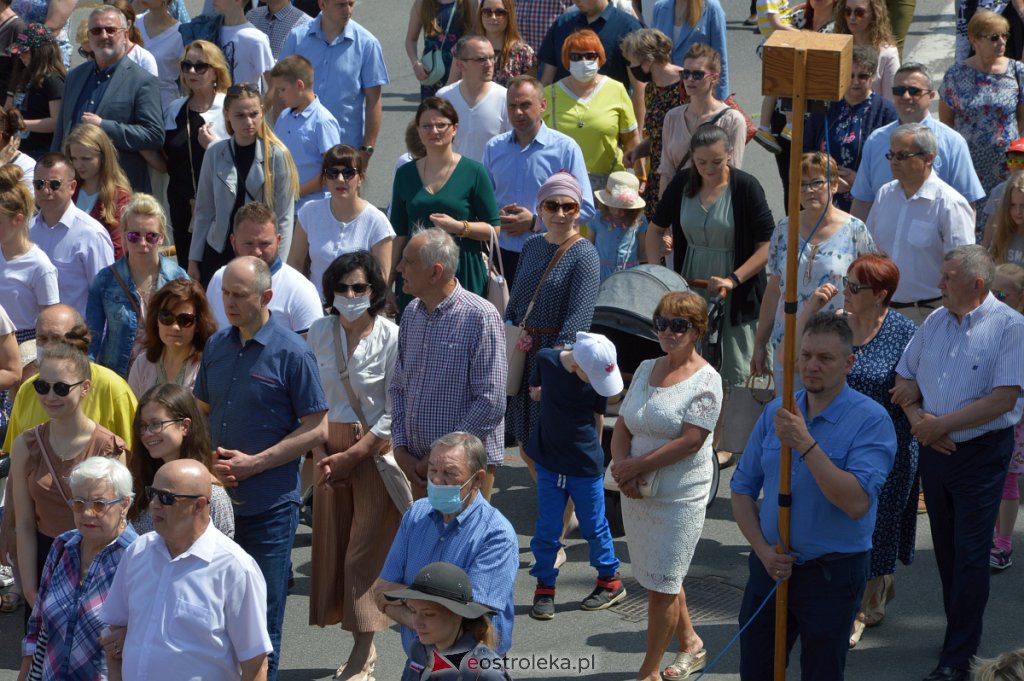 Boże Ciało 2021 parafii pw. św. Franciszka w Ostrołęce [03.06.2021] - zdjęcie #7 - eOstroleka.pl