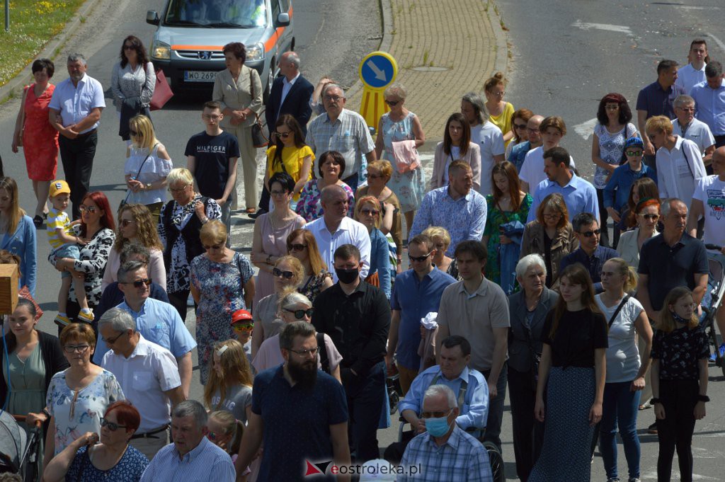 Boże Ciało 2021 parafii pw. św. Franciszka w Ostrołęce [03.06.2021] - zdjęcie #5 - eOstroleka.pl