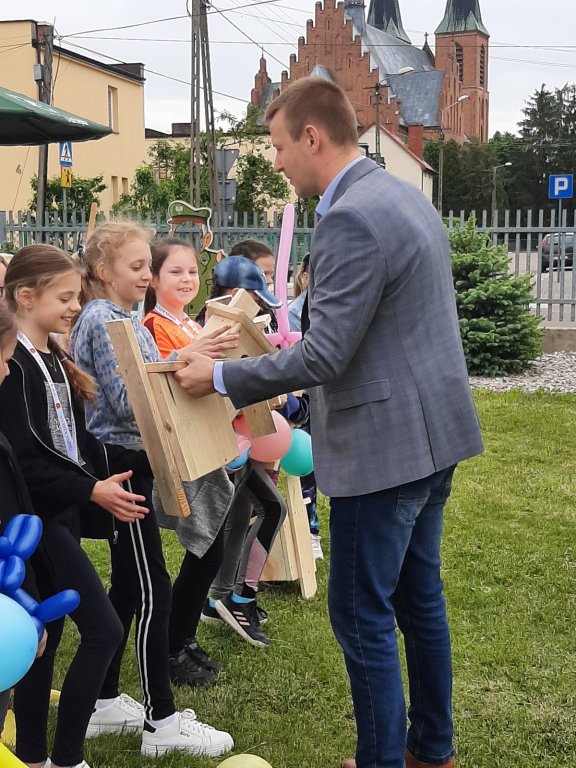 Dzień Dziecka z Nadleśnictwem Ostrołęka w Szkole Podstawowej w Rzekuniu [07.06.2021] - zdjęcie #95 - eOstroleka.pl