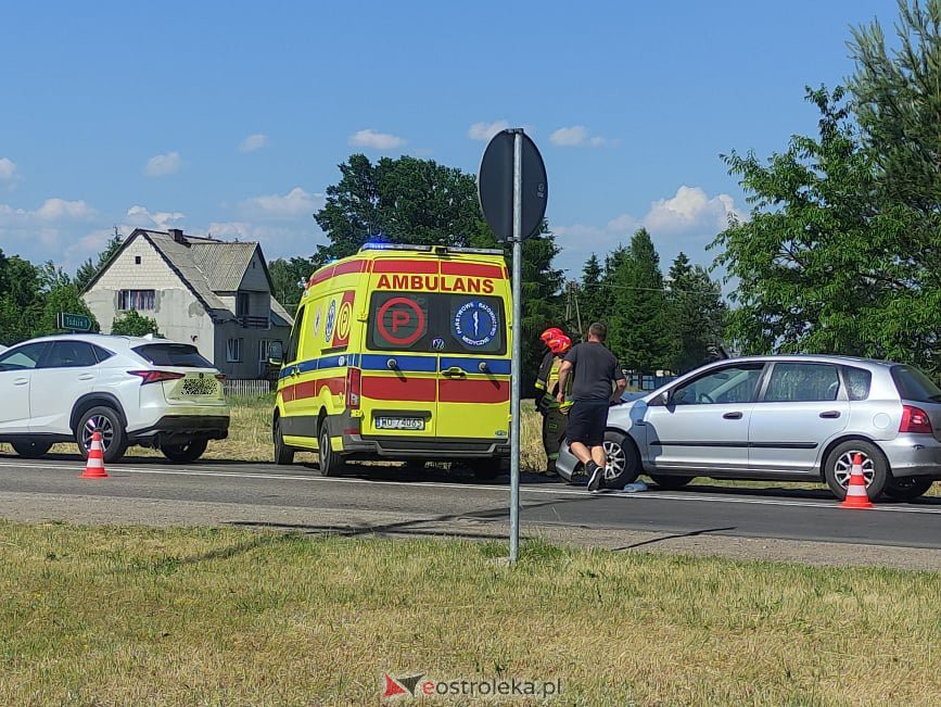 Wypadek na trasie mazurskiej między Myszyńcem a Kadzidłem. Na DK-53 obowiązuje ruch wahadłowy [20.06.2021] - zdjęcie #13 - eOstroleka.pl