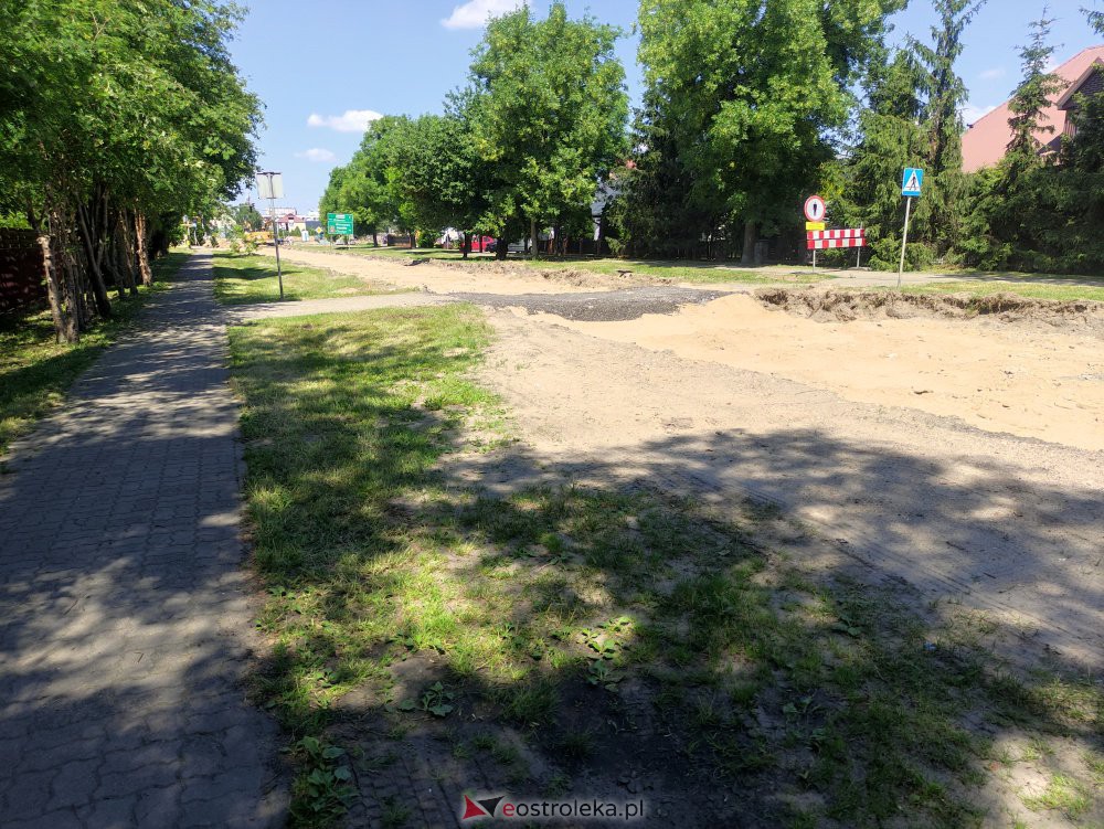Przebudowa ulicy Goworowskiej [29.06.2021] - zdjęcie #21 - eOstroleka.pl