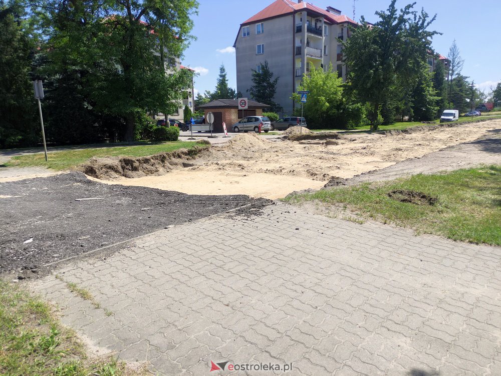 Przebudowa ulicy Goworowskiej [29.06.2021] - zdjęcie #4 - eOstroleka.pl