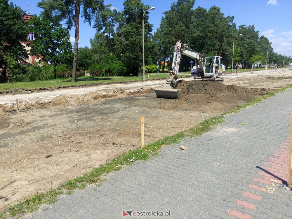 Przebudowa ulicy Goworowskiej [29.06.2021] - zdjęcie #11 - eOstroleka.pl