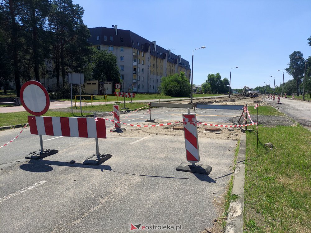 Przebudowa ulicy Goworowskiej [29.06.2021] - zdjęcie #10 - eOstroleka.pl