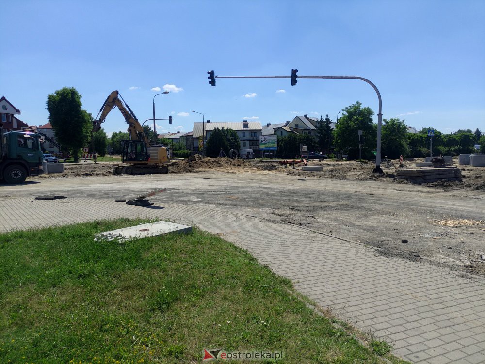 Przebudowa ulicy Goworowskiej [29.06.2021] - zdjęcie #17 - eOstroleka.pl