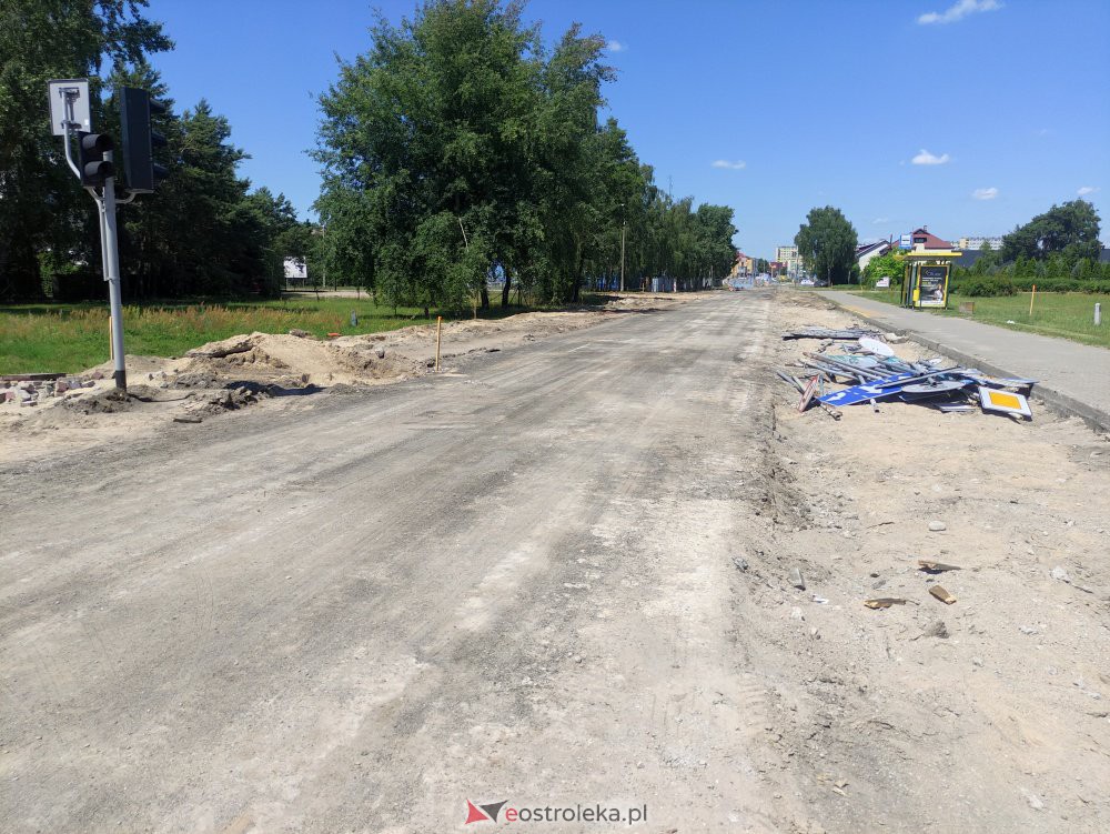 Przebudowa ulicy Goworowskiej [29.06.2021] - zdjęcie #18 - eOstroleka.pl