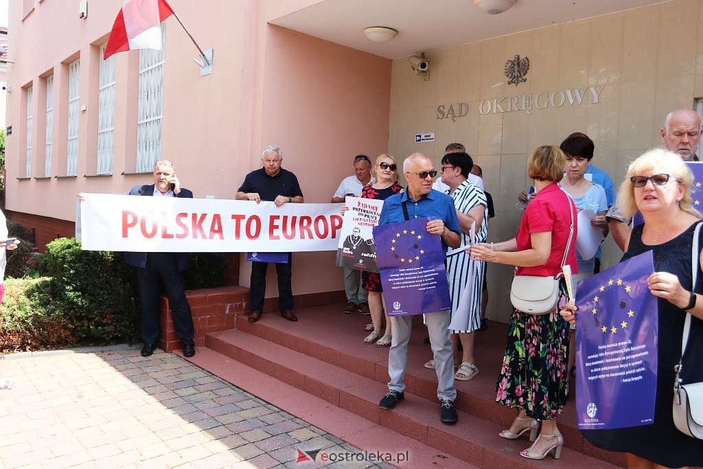 Protest sędziów w Ostrołęce [18.07.2021] - zdjęcie #5 - eOstroleka.pl