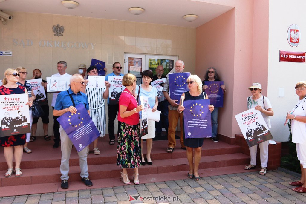 Protest sędziów w Ostrołęce [18.07.2021] - zdjęcie #22 - eOstroleka.pl