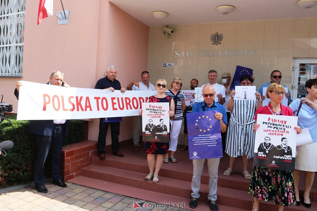 Protest sędziów w Ostrołęce [18.07.2021] - zdjęcie #12 - eOstroleka.pl