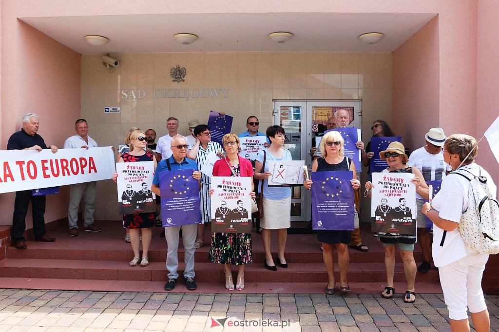 Protest sędziów w Ostrołęce [18.07.2021] - zdjęcie #18 - eOstroleka.pl