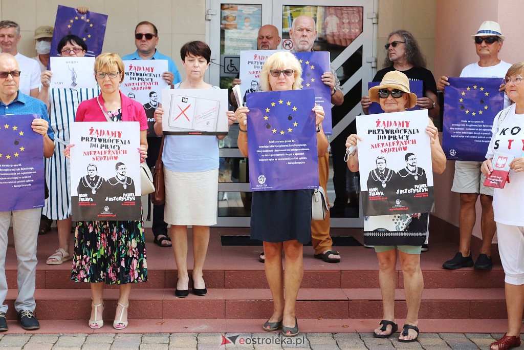 Protest sędziów w Ostrołęce [18.07.2021] - zdjęcie #17 - eOstroleka.pl
