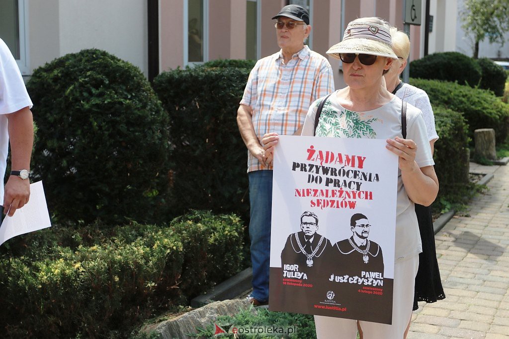 Protest sędziów w Ostrołęce [18.07.2021] - zdjęcie #23 - eOstroleka.pl