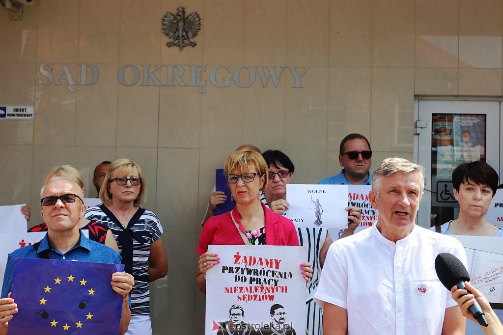 Protest sędziów w Ostrołęce [18.07.2021] - zdjęcie #25 - eOstroleka.pl