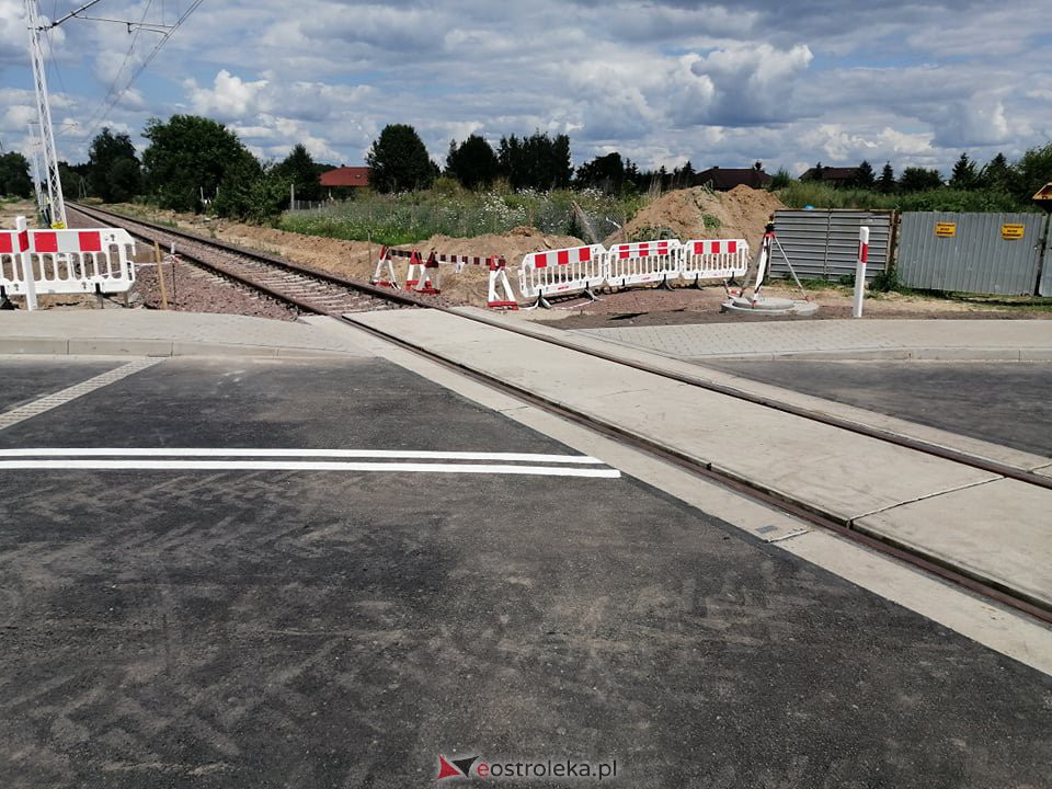 Przejazd kolejowy w Ławach już po przebudowie [20.07.2021] - zdjęcie #1 - eOstroleka.pl