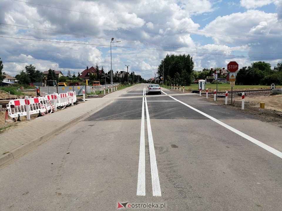 Przejazd kolejowy w Ławach już po przebudowie [20.07.2021] - zdjęcie #2 - eOstroleka.pl