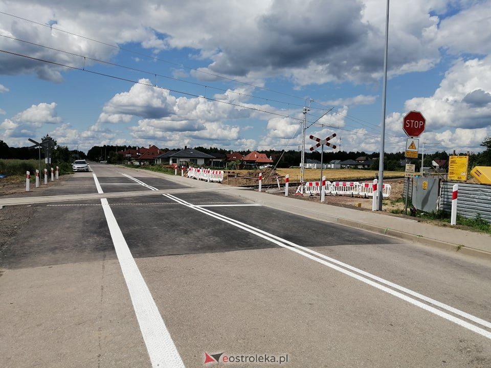 Przejazd kolejowy w Ławach już po przebudowie [20.07.2021] - zdjęcie #3 - eOstroleka.pl