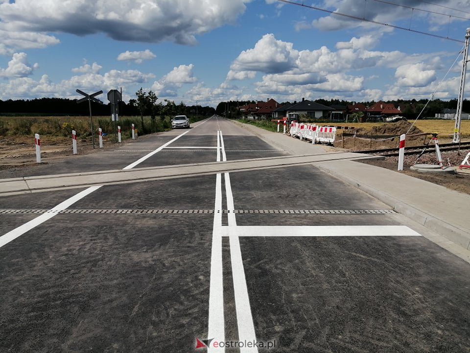 Przejazd kolejowy w Ławach już po przebudowie [20.07.2021] - zdjęcie #10 - eOstroleka.pl