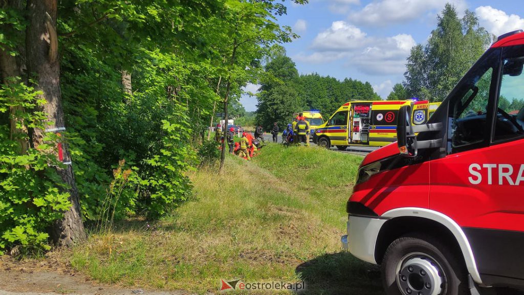 Wypadek na trasie z Ostrołęki na Mazury. Są utrudnienia w ruchu [24.07.2021] - zdjęcie #7 - eOstroleka.pl