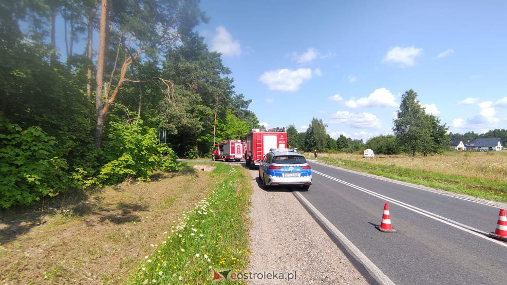 Wypadek na trasie z Ostrołęki na Mazury. Są utrudnienia w ruchu [24.07.2021] - zdjęcie #10 - eOstroleka.pl