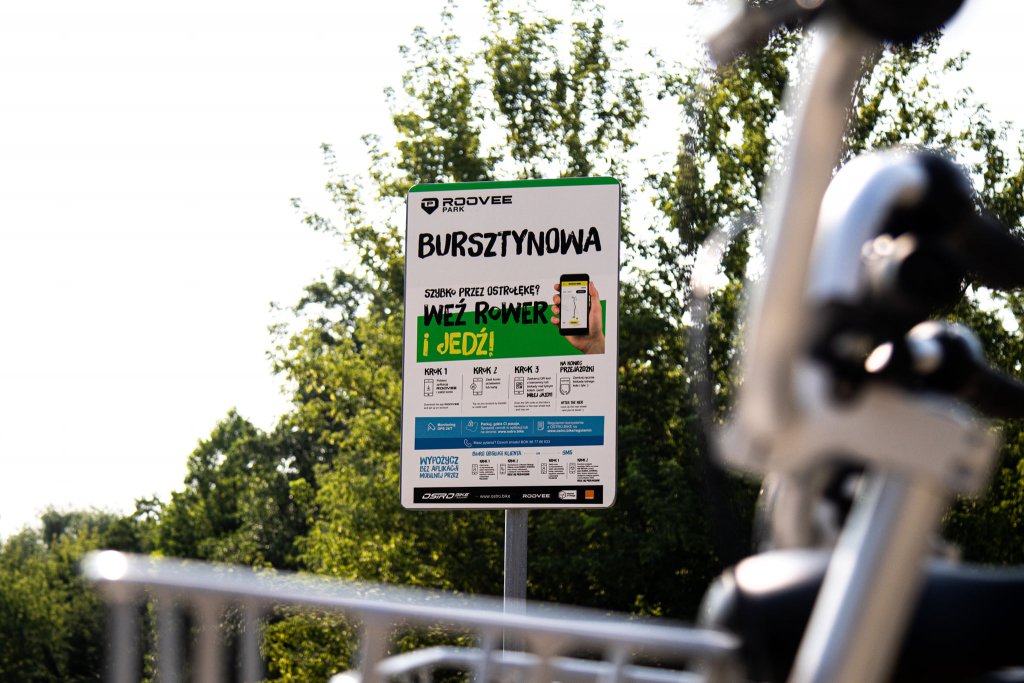 Rowery miejskie OSTRO.BIKE na osiedlu Bursztynowym - zdjęcie #1 - eOstroleka.pl