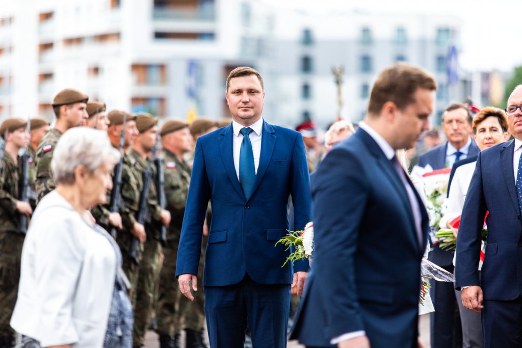 Miejskie uroczystości 77. rocznicy wybuchu Powstania Warszawskiego [01.08.2021] - zdjęcie #14 - eOstroleka.pl