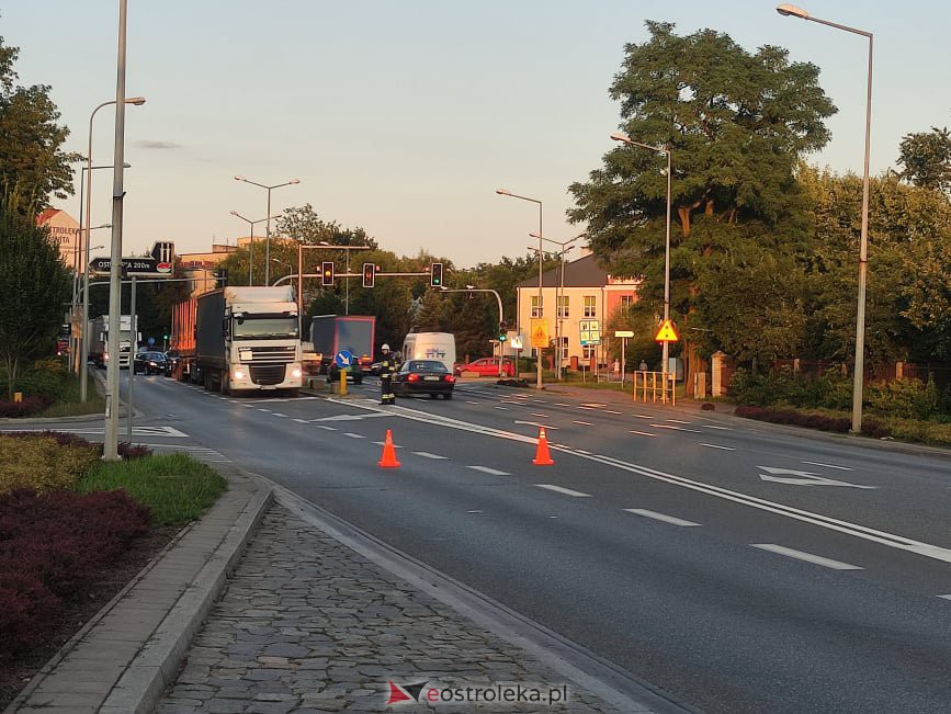 Wypadek przy wjeździe na most w Ostrołęce [09.08.2021] - zdjęcie #7 - eOstroleka.pl