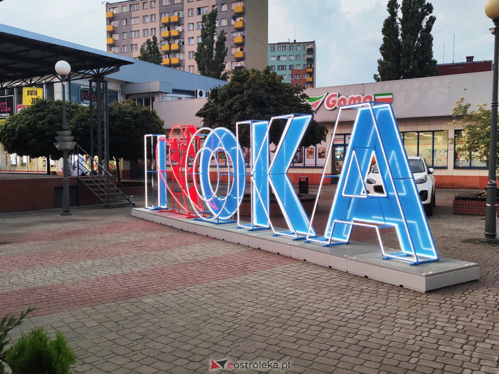 Napis I ❤️ OKA już w Ostrołęce [16.08.2021] - zdjęcie #8 - eOstroleka.pl