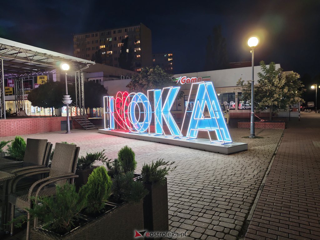 Napis I ❤️ OKA już w Ostrołęce [16.08.2021] - zdjęcie #3 - eOstroleka.pl