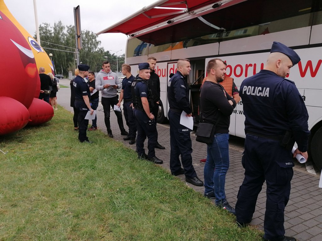 „Siła w jedności” - akcja krwiodawcza z ostrołęcką policją [27.08.2021] - zdjęcie #21 - eOstroleka.pl