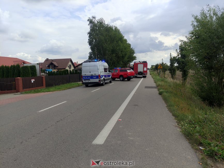 Wypadek na Ławskiej [13.09.2021] - zdjęcie #2 - eOstroleka.pl