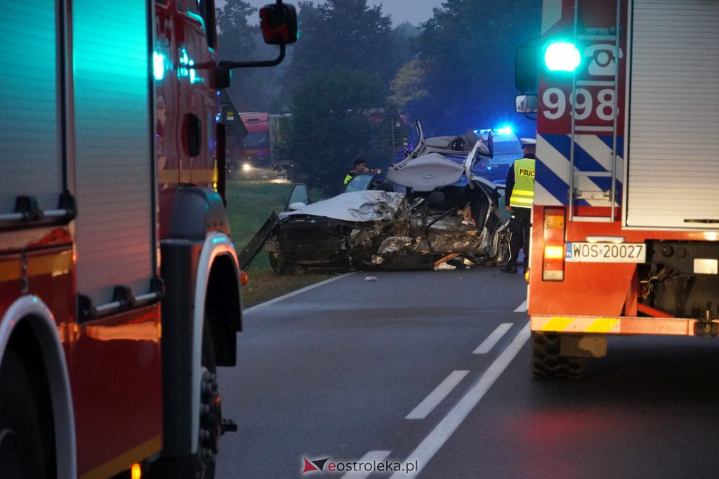 Wypadek w Wachu, gm. Kadzidło [16.09.2021] - zdjęcie #37 - eOstroleka.pl