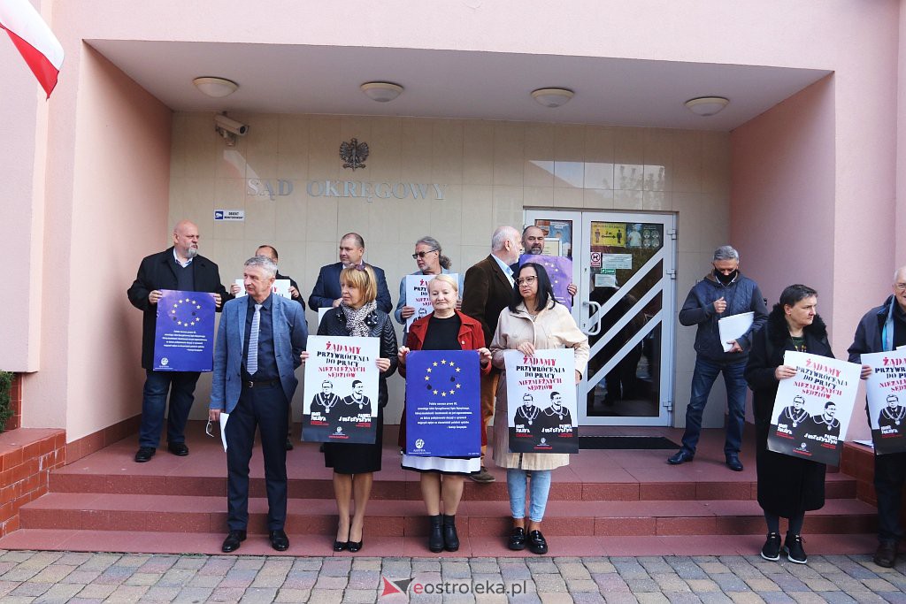 Protest sędziów w Ostrołęce [21.09.2021] - zdjęcie #2 - eOstroleka.pl