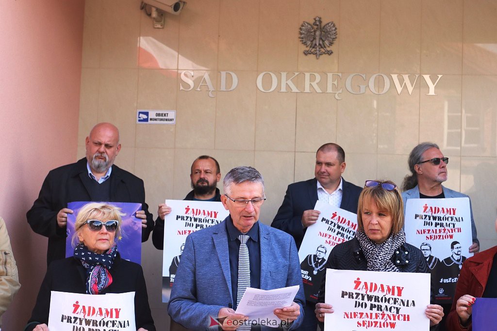 Protest sędziów w Ostrołęce [21.09.2021] - zdjęcie #7 - eOstroleka.pl