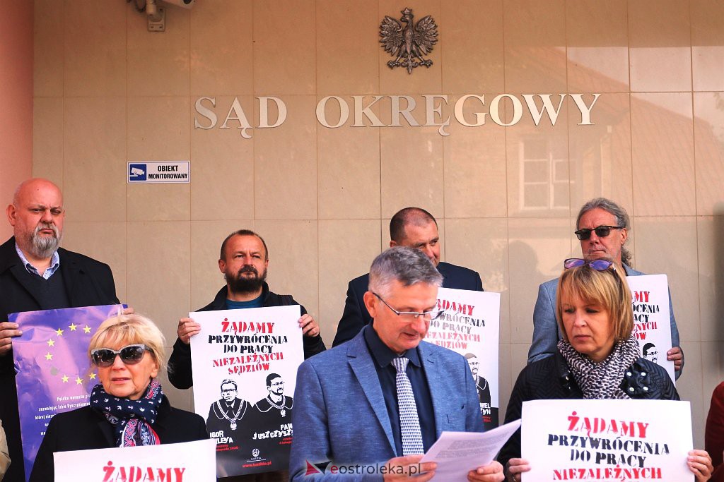 Protest sędziów w Ostrołęce [21.09.2021] - zdjęcie #8 - eOstroleka.pl