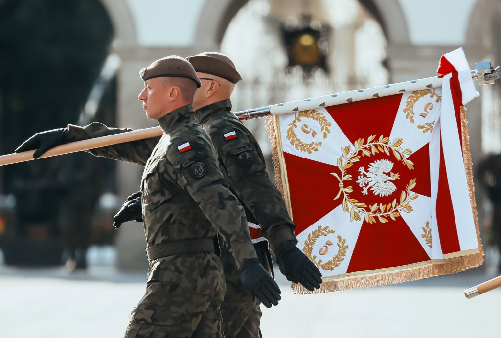 5 Mazowiecka Brygada Obrony Terytorialnej ma swój sztandar [28.09.2021] - zdjęcie #11 - eOstroleka.pl