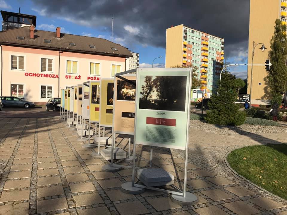 Plenerowa wystawa „Obrazy z historią” w Ostrołęce [19.10.2021] - zdjęcie #1 - eOstroleka.pl