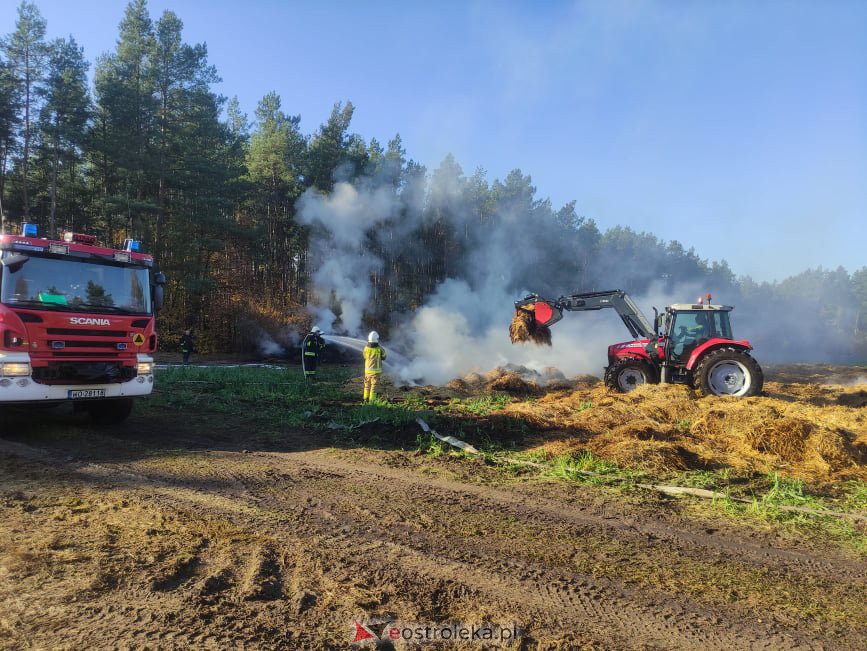 Pożar w Dzwonku [29.10.2021] - zdjęcie #13 - eOstroleka.pl