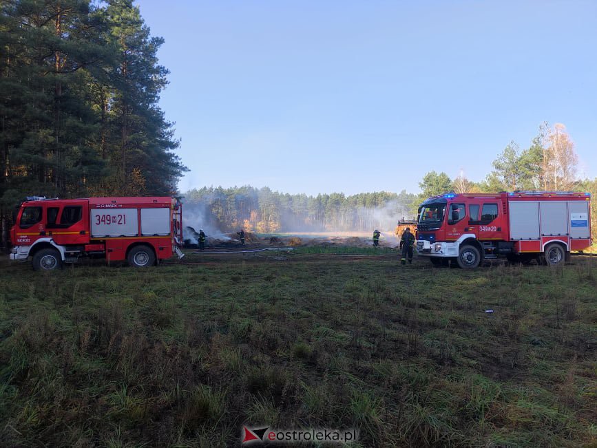 Pożar w Dzwonku [29.10.2021] - zdjęcie #18 - eOstroleka.pl
