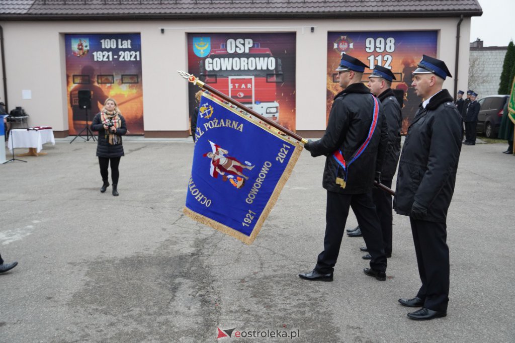 100-lat Ochotniczej Straży Pożarnej w Goworowie [14.11.2021] - zdjęcie #50 - eOstroleka.pl