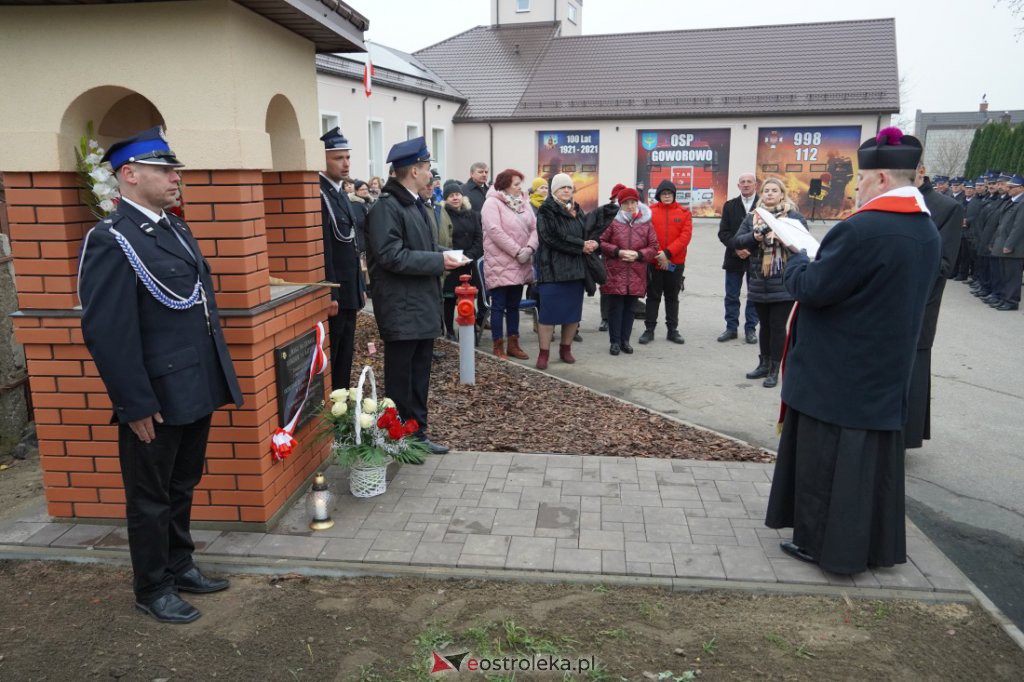100-lat Ochotniczej Straży Pożarnej w Goworowie [14.11.2021] - zdjęcie #64 - eOstroleka.pl