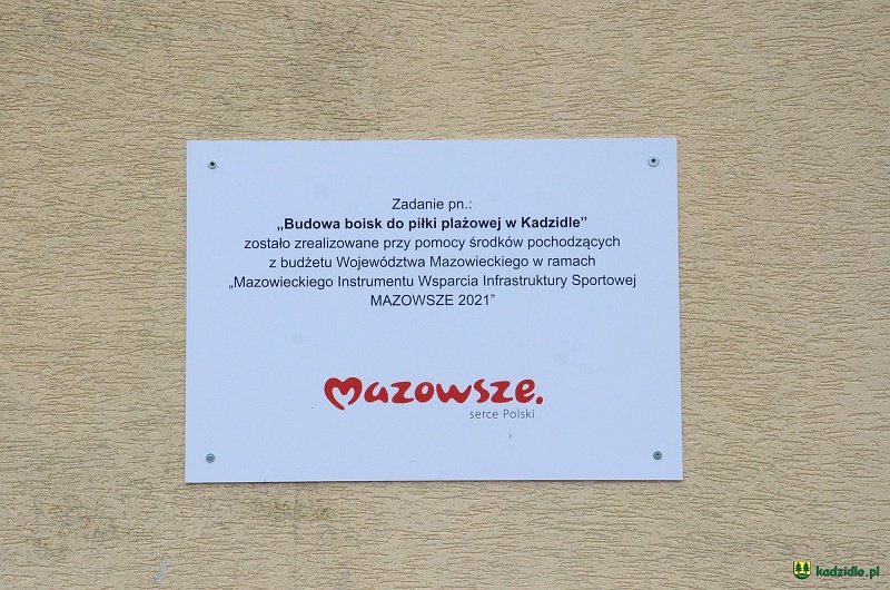 W Kadzidle powstało boisko do siatkówki plażowej [18.11.2021] - zdjęcie #25 - eOstroleka.pl