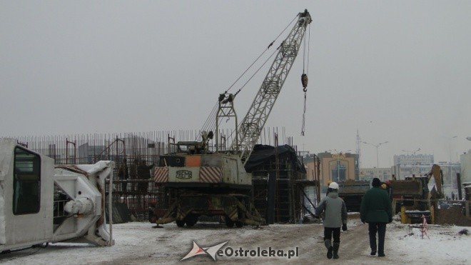 Plac  budowy nowej komendy (26-01-2011) - zdjęcie #2 - eOstroleka.pl