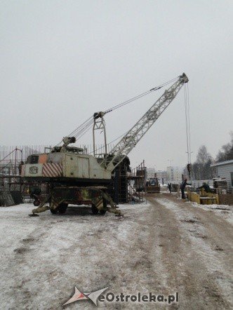 Plac  budowy nowej komendy (26-01-2011) - zdjęcie #8 - eOstroleka.pl