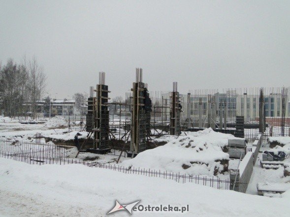 Plac  budowy nowej komendy (26-01-2011) - zdjęcie #14 - eOstroleka.pl