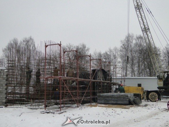 Plac  budowy nowej komendy (26-01-2011) - zdjęcie #15 - eOstroleka.pl